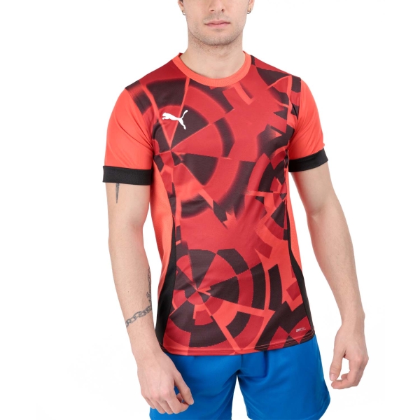 Men's T-Shirt Padel Puma IndividualGoal Graphic TShirt  Active Red/Club Red 93917524
