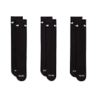 Nike Everyday Plus Cushioned x 3 Calze - Black/White Nike Everyday Plus Cushioned x 3 Calze - Black/White