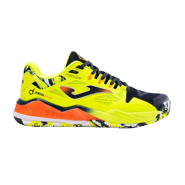 Men's Padel Shoes Joma Spin  Navy/Lemon Fluor TSPINS2403OM