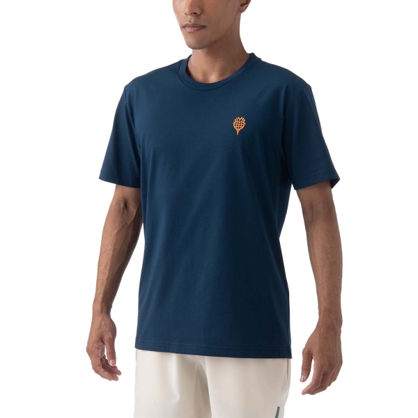 Men's T-Shirt Padel Yonex Nature TShirt  Midnight Blue YMN16702BL