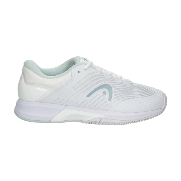 Women's Padel Shoes Head Revolt Pro 4.5 Clay  White/Grey 274274 WHAQ
