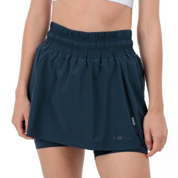 Women's Padel Skirts and Shorts Head Play Skirt  Navy 814884NV