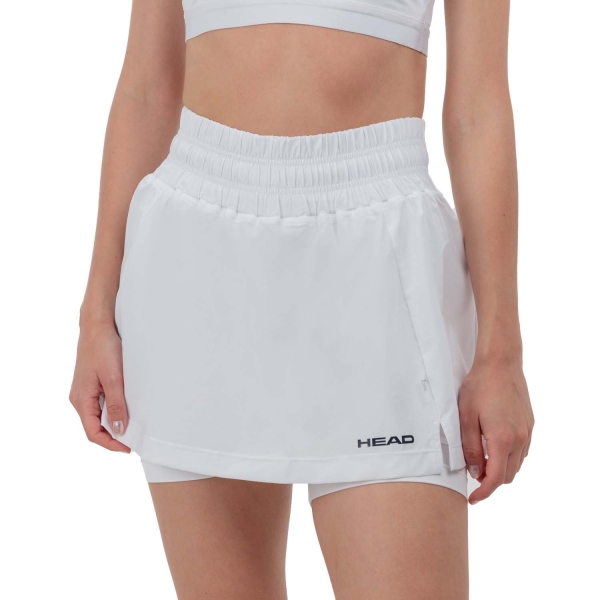 Gonna e Pantaloncini Padel Donna HEAD Play Gonna  White 814884WH