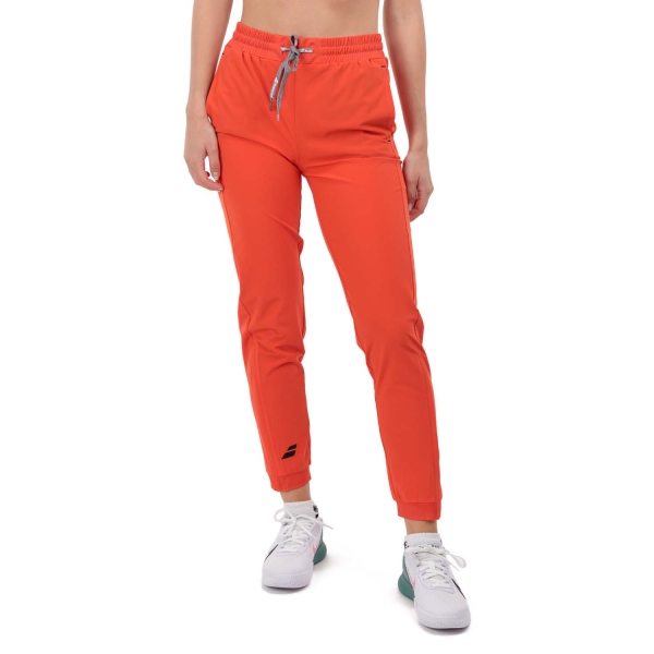 Women's Padel Pants and Tights Babolat Play Pants   Fiesta Red 3WP21315061