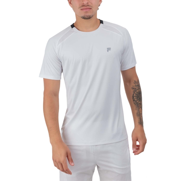 Men's T-Shirt Padel Fila Cassian TShirt  White XFM241300001