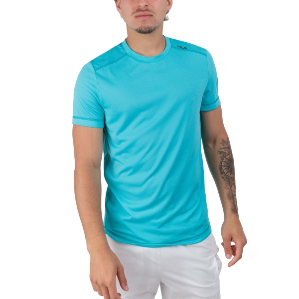 Men's T-Shirt Padel Fila Jannis TShirt  Scuba Blue XFM2320094000