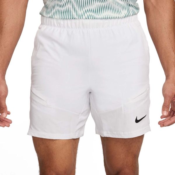 Shorts Padel Hombre Nike Advanced 7in Shorts  White/Black HM4327100