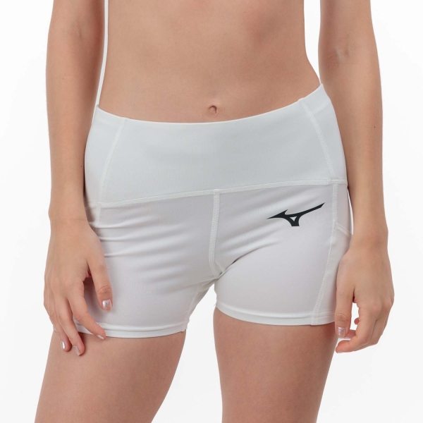 Women's Padel Skirts and Shorts Mizuno Court 4in Shorts  White 62GBB21801