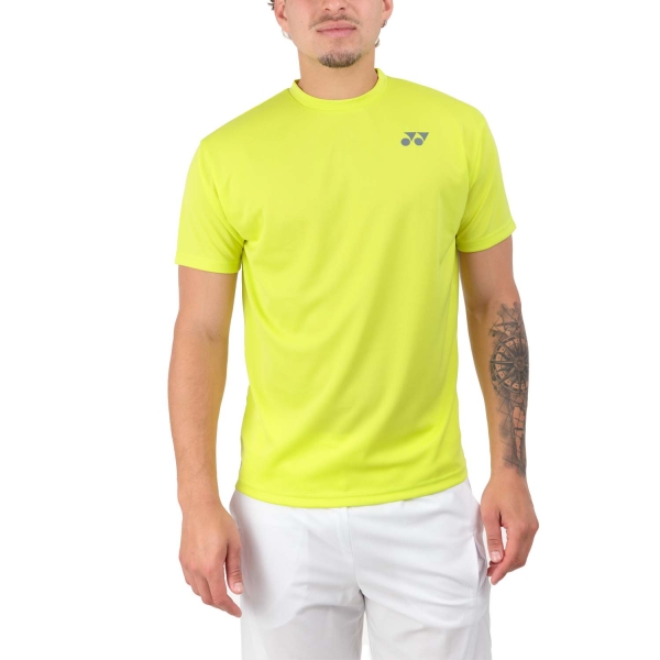 Camiseta Padel Hombre Yonex Practice Camiseta  Lime YM0045LM