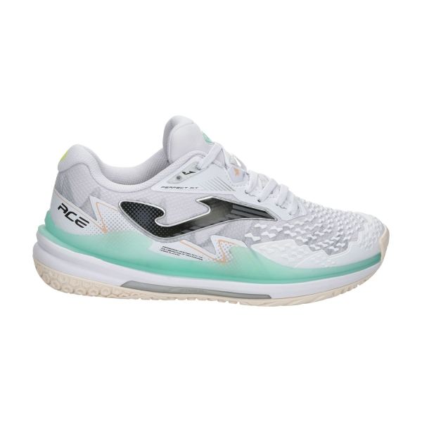 Zapatillas Padel Mujer Joma Ace Carbon  White/Green TACLS2402AC