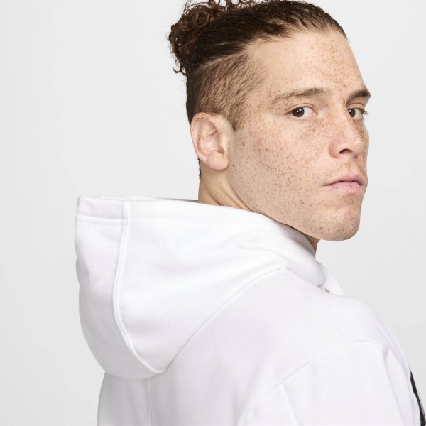 Nike Court Heritage Sudadera - White/Black/Flat Pewter