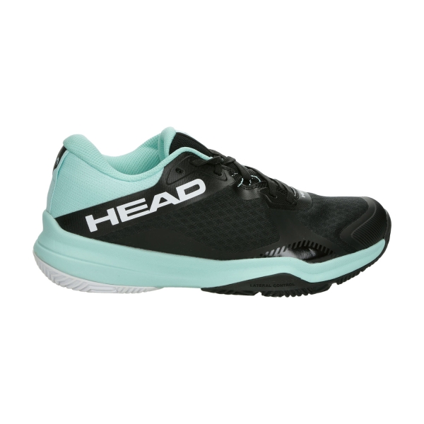 Women's Padel Shoes Head Motion Team  Light Blue/Black 274644 BKAQ