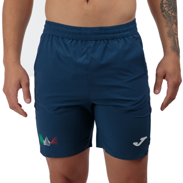 Shorts Padel Hombre Joma FITP 6.5 Shorts  Blue SW11202B0103