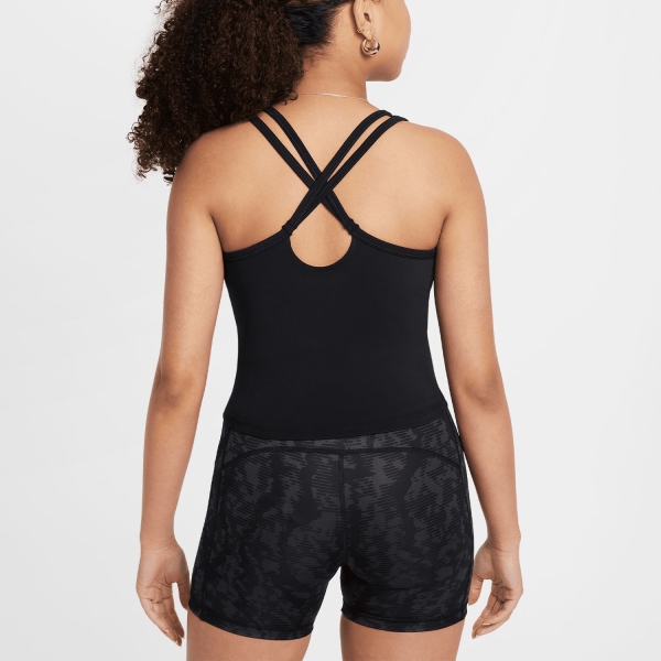 Nike One Fitted Top Niña - Black/White