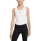 Nike One Fitted Top Niña - White/Black