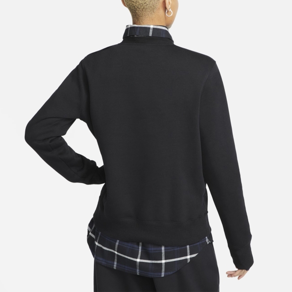 Nike Phoenix Crew Sweatshirt - Black/Sail
