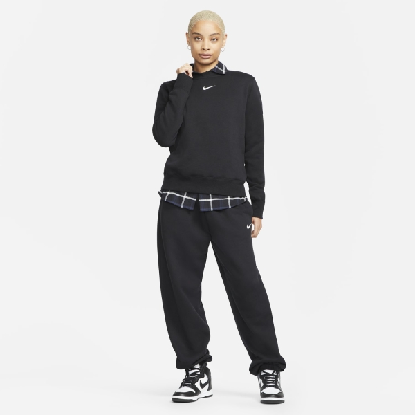 Nike Phoenix Crew Sweatshirt - Black/Sail