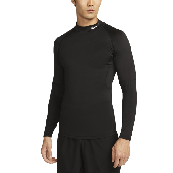 Camiseta y Sudadera Padel Hombre Nike Pro Camisa  Black/White FB7908010