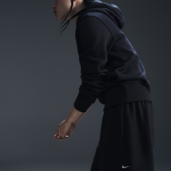 Nike Phoenix Hoodie - Black/Sail
