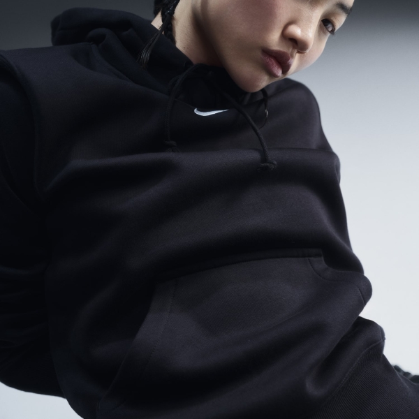 Nike Phoenix Hoodie - Black/Sail