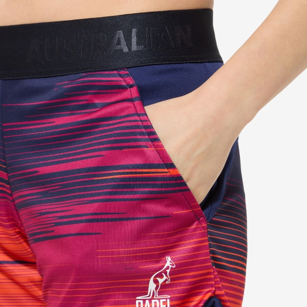 Australian Gradient Lines 2 in 1 4in Shorts - Blu Cosmo