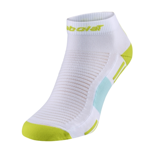 Calze Padel Babolat Motion Pro Calze  White/Sulphur Spring 5UA1324P1064