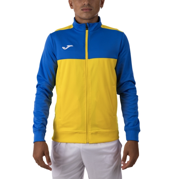 Chaqueta Padel Hombre Joma Winner Chaqueta  Yellow/Royal Blue 101008.907