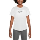 Nike Dri-FIT One Camiseta Niña - White/Black Nike Dri-FIT One Camiseta Niña - White/Black