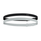 Under Armour Logo x 2 Mini Bandas - Black/Mod Gray Under Armour Logo x 2 Mini Bandas - Black/Mod Gray