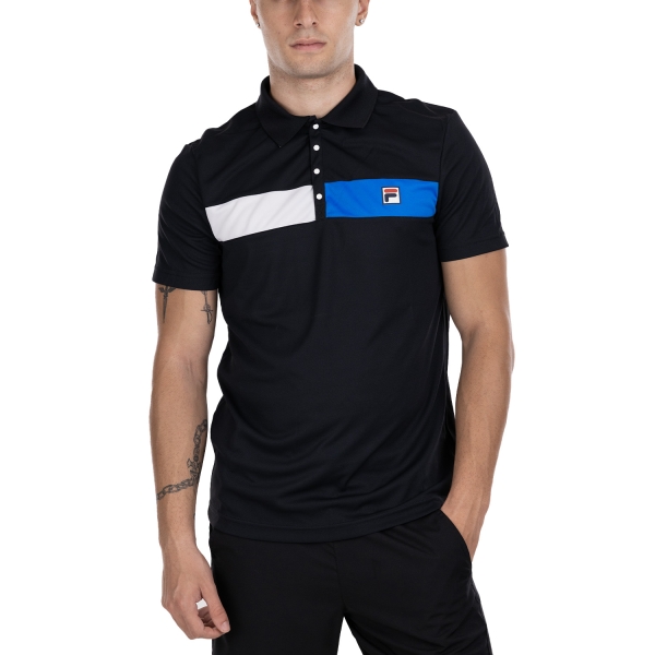 Polo Padel Hombre Fila Jayden Polo  Black Comb FBM241202902