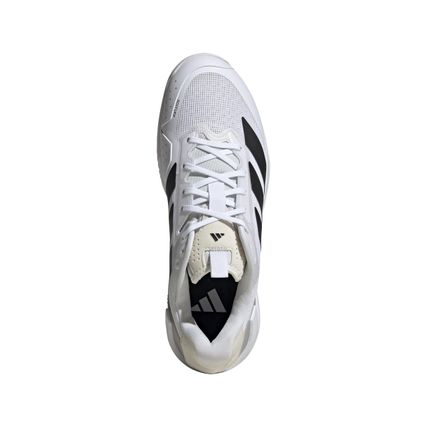 adidas ADIZERO Ubersonic 5 Clay - White/Core Black/Grey Two
