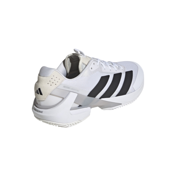 adidas ADIZERO Ubersonic 5 Clay - White/Core Black/Grey Two