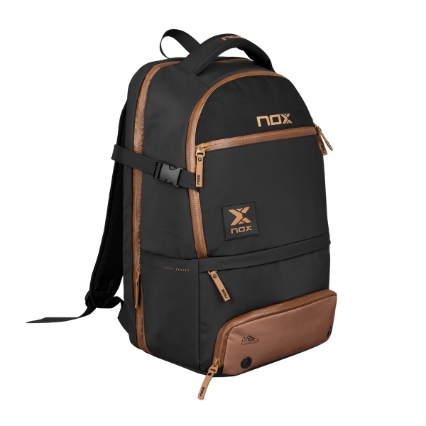 NOX Padel Bag NOX Luxury Open Backpack  Negro/Marron MOCOPENBLBR