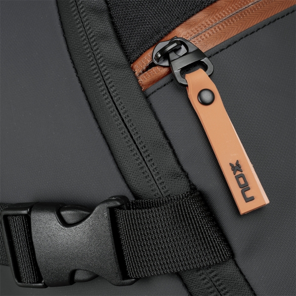 NOX Luxury Open Backpack - Negro/Marrón