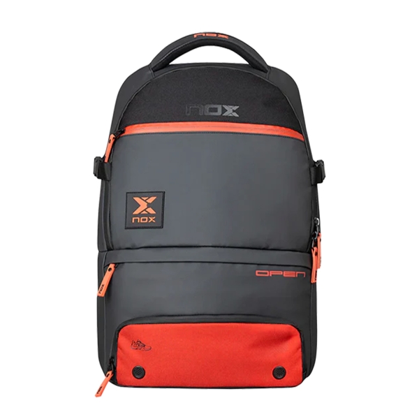 NOX Padel Bag NOX Luxury Open Backpack  Negro/Rojo MOCOPENBLRE