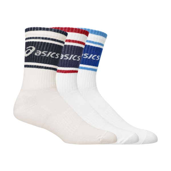 ASICS Logo Crew x 3 Calze - Birch/Multi