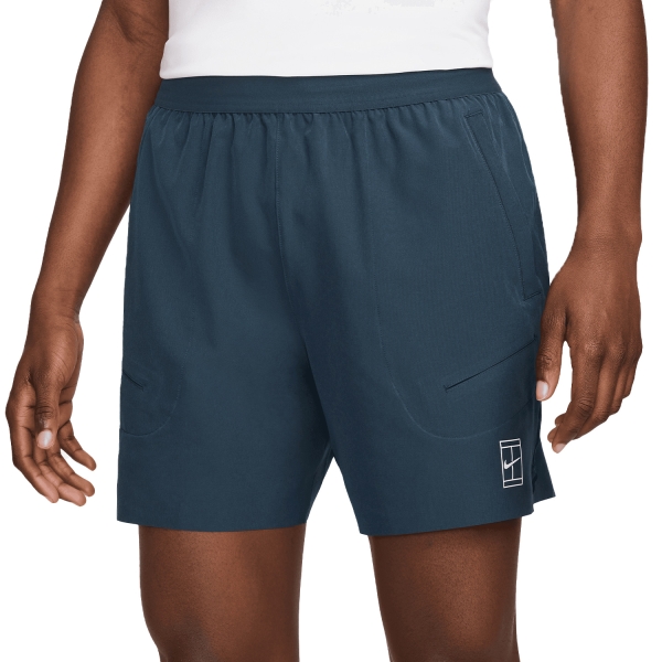 Shorts Padel Hombre Nike Court Advantage 6in Shorts  Armory Navy/White FZ6913478