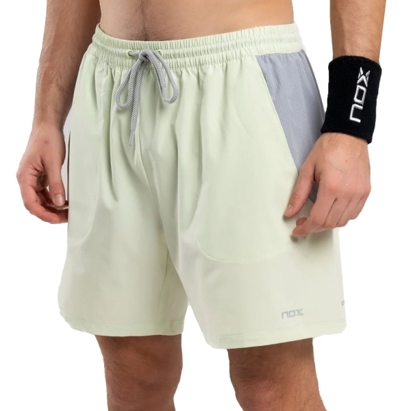 Shorts Padel Hombre NOX Pro 5.5in Shorts  Lily Green T24FWHSHLG