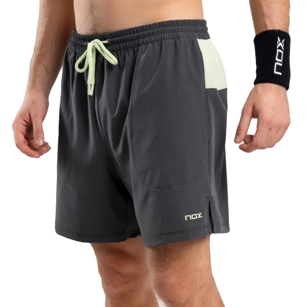Shorts Padel Hombre NOX Pro 5.5in Shorts  Charcoal Grey T24FWHSHOCG