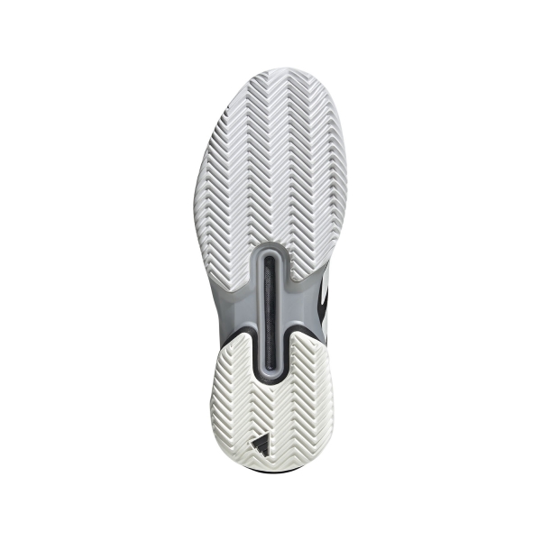 adidas ADIZERO Ubersonic 5 Clay - Core Black/Zero Metal/Grey Two