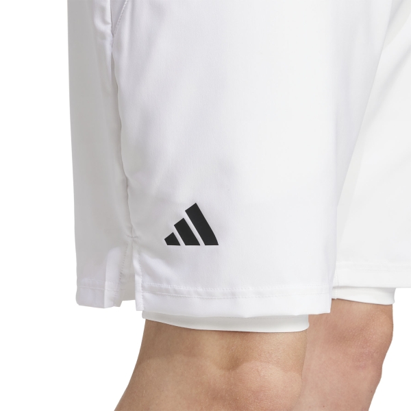 adidas Club Climacool 2 in 1 7in Shorts - White