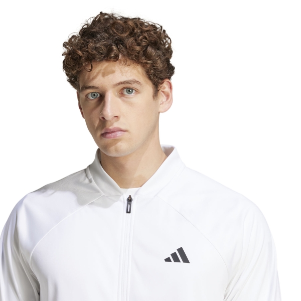 adidas Club 3-Stripes Jacket - White