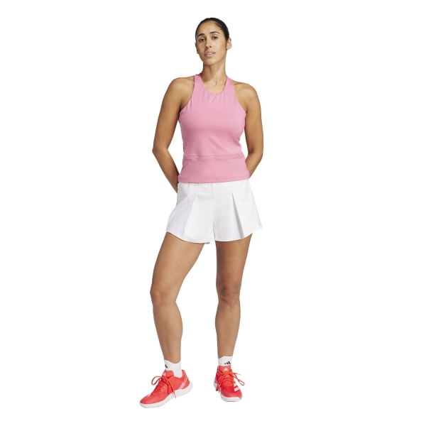 adidas Match Logo 3in Shorts - White