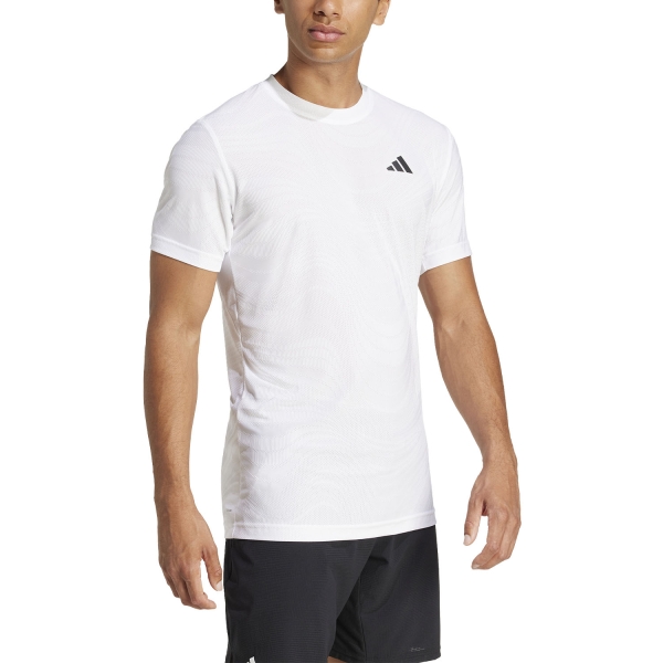 Camiseta Padel Hombre adidas Pro Climacool+ Camiseta  White JG1120