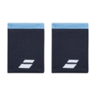 Babolat Logo Jumbo Medium Wristbands - Drive Heritage Blue Babolat Logo Jumbo Medium Wristbands - Drive Heritage Blue