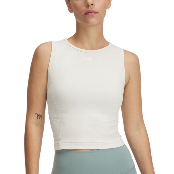Top Padel Mujer Under Armour Seamless Top  Stone/White 13791480279