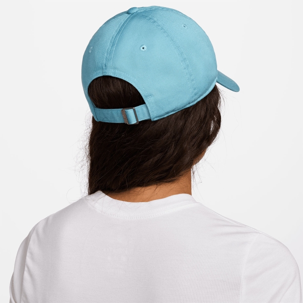 Nike Club Gorra - Denim Turquoise/White