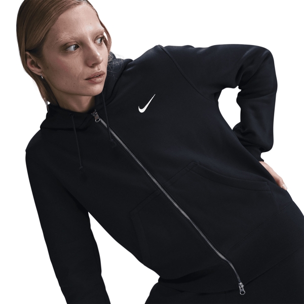 Nike Phoenix Logo Hoodie - Black/Sail