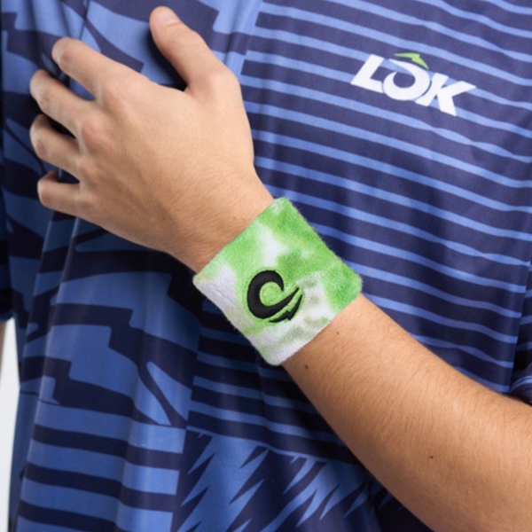 LOK Tyedye Short Wristbands - Green