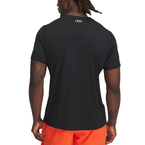 Under Armour HeatGear Fitted T-Shirt - Black/White